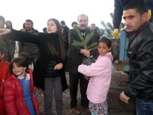 Diyadin Belediyesinden Ücretsiz Fidan Dağıtımı