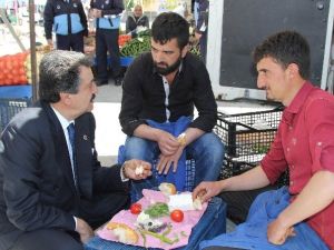 Ağralı Ve Kale’den Pazar Esnafı Ziyareti