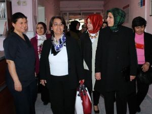 AK Parti Milletvekili Adayı Sıvacı Dinar Devlet Hastanesi’ni Ziyaret Etti