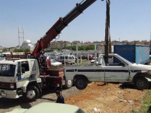 Çürümeye Yüz Tutmuş Araçlar, Geri Dönüşüme Kazandırılıyor