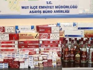Mut’ta Kaçakçılık Operasyonu