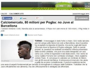 Juventus Pogba İçin 80 Milyon Euro’yu Reddetti