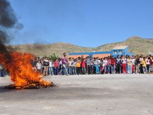 Derik’teki Okullarda Yangın Tatbikatı Yapıldı