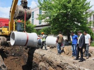 Çan Çarşı Merkezi Altyapı Çalışmaları Tamamlanmak Üzere