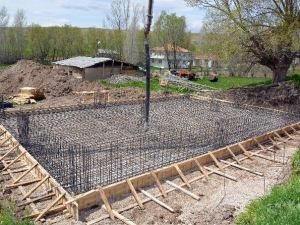 Karaçayır Köyünde Kültür Evi’nin Temeli Atıldı