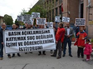 Hatice Öğretmen Tekrar Basın Açıklamasında