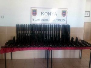 Hüyük’te Durdurulan Araçta Pompalı Tüfek Ele Geçirildi