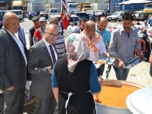 Kayda, Kamyoncu Esnafıyla Hayır Yemeğinde Buluştu