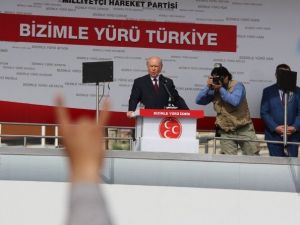 Mhp Lideri Bahçeli İzmir’de Konuştu (1)