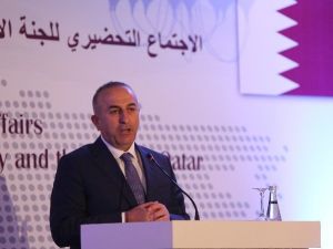 Çavuşoğlu İle Katar Dışişleri Bakanı Attiyah’ın Ortak Basın Toplantısı