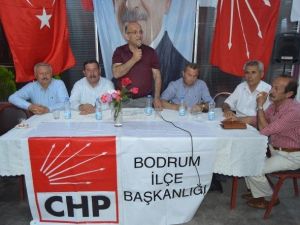 CHP Bodrum Konacık Mahallesinde Konuştu