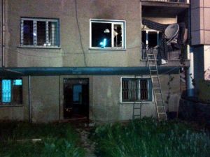 Polis Tarafından Mühürlenmiş Evde Yangın Çıktı