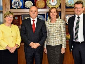 Başkan Sekmen, Finlandiya Ve Lüksemburg Büyükelçileri’ni Konuk Etti