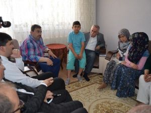 Recai Berber’den Maden Şehidi Ailelerine Ziyaret