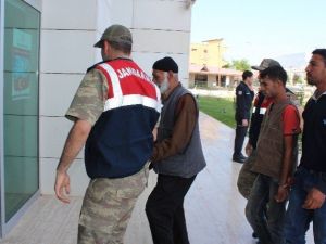 Kablo Çalan Dede-torun Kaçarken Yakalandı