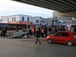 Samsun’da Trafik Kazası: 1 Yaralı