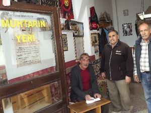 Hem Çay Ocağı Hem Muhtarlık Ofisi