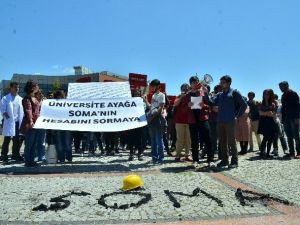 Üniversite Öğrencileri Soma İçin Yürüdü