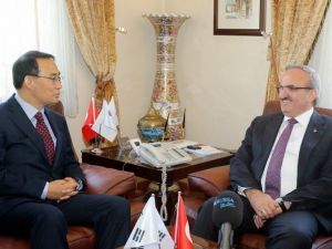 Kore Büyükelçisinden Bursa Valiliği’ne Ziyaret