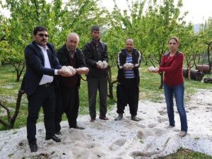 Mersin’de Şiddetli Dolu Yağışı