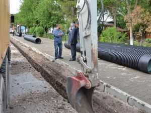 Dalaman Havalimanı Yolunda Drenaj Çalışması Başladı