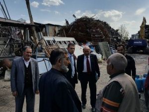 Saadet Partisi’nde Hurdacılar Sitesine Ziyaret