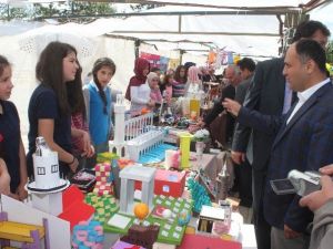 Beyşehir’deki TÜBİTAK Fuarında Robotlar Görücüye Çıktı