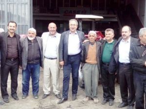 AK Parti Milletvekili Adayları Sanayi Esnaflarını Ziyaret Etti