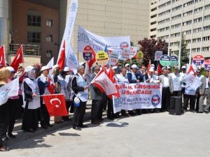 Büro Memur-sen’den SGK Önünde Eylem