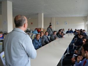 Belediye Personeline İş Güvenliği Semineri Verildi