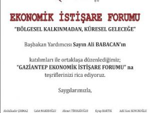 Babacan, Gaziantep İş Dünyası İle Buluşuyor