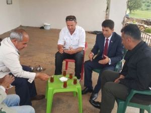 MHP Milletvekili Adayı Karakoç Köy Gezilerini Sürdürüyor