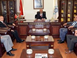 SGK Yöneticilerinden, Başkan Yücelik’e Ziyaret