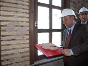 Hüma Hatun Konağı’na İlk Harç Atıldı