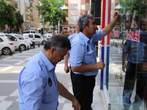 Haliliye’de Ruhsatsız İş Yeri Mühürlendi