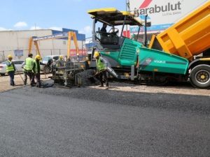 Demirciler Sitesinde Asfaltlama Çalışması