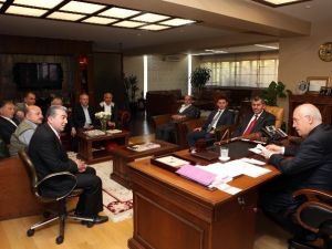 Başkan Yaşar Sinopluları Ağırladı