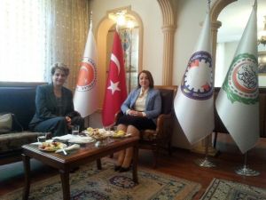 Patronlar Dünyasının Başkanı, İsrail Büyükelçisini Kabul Etti