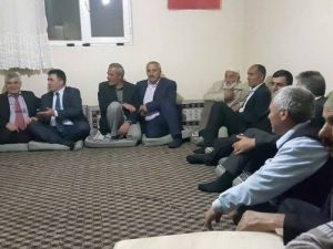 MHP’li Çimen Ve Hızarcı, Hasankale’de Seçim Çalışması Yaptı