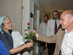 Cumhurbaşkanının Açtığı Hastaneye İlk Ziyaret Şeboy’dan
