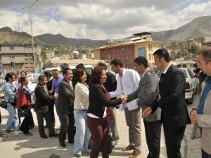 HDP’liler Hastaneyi Ziyaret Etti