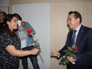 MHP’li Eryılmaz’a Demirci’de Coşkulu Karşılama