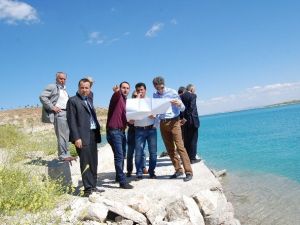 Samsat’a Yapılacak Feribot İskelesinde Çalışmalar Yoğunlaştı