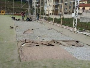 Huğlu Yeni Halı Sahasına Kavuşuyor