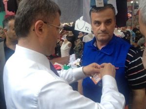 Üsküdar’da Pazarcı Esnafa TEK Tip Kıyafet