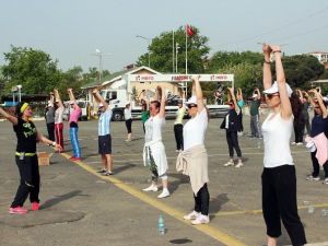 Tekirdağ’da Sabah Sporu: Zumba