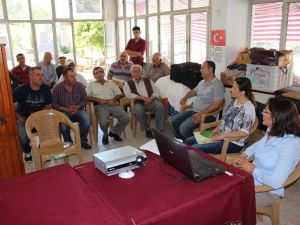 Çiftçi, Nar Hastalıkları Ve Zararlıları Konusunda Bilgilendirildi