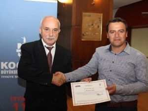 Konuk İtfaiyeciler Sertifikalarını Aldı