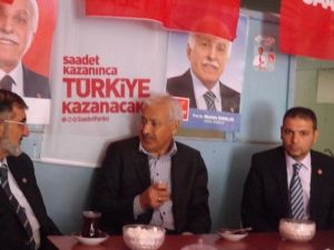 AK Parti Eski Van Milletvekili Dinçer’den Saadet Partisine Ziyaret