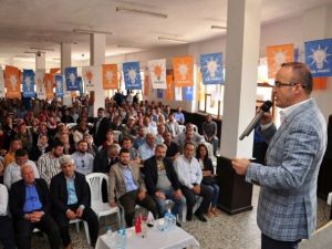 Turan, Memleketi Lapseki’de Parti Üyeleriyle Buluştu